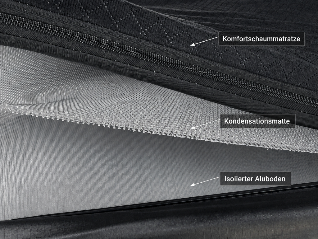 RX-140 Aluminium Hartschalen Dachzelt